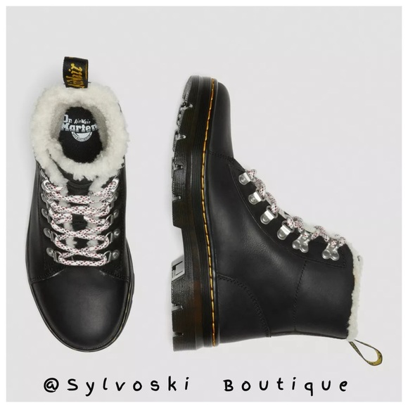 🔥 COMBS FAUX SHEARLING LINED CASUAL BOOTS NWT 🖤 - Picture 5 of 13